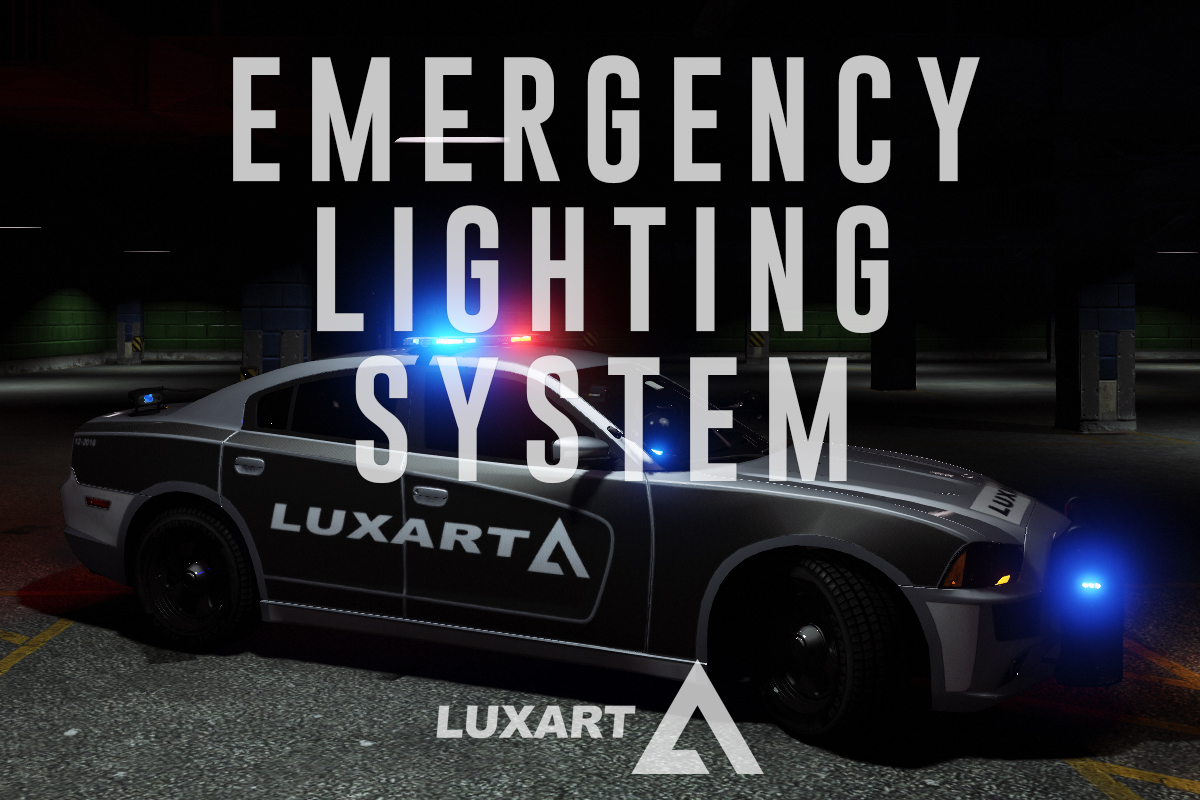 Screenshot of Emergency Lighting System V for GTA V – Advanced Emergency Vehicle Lighting Mod