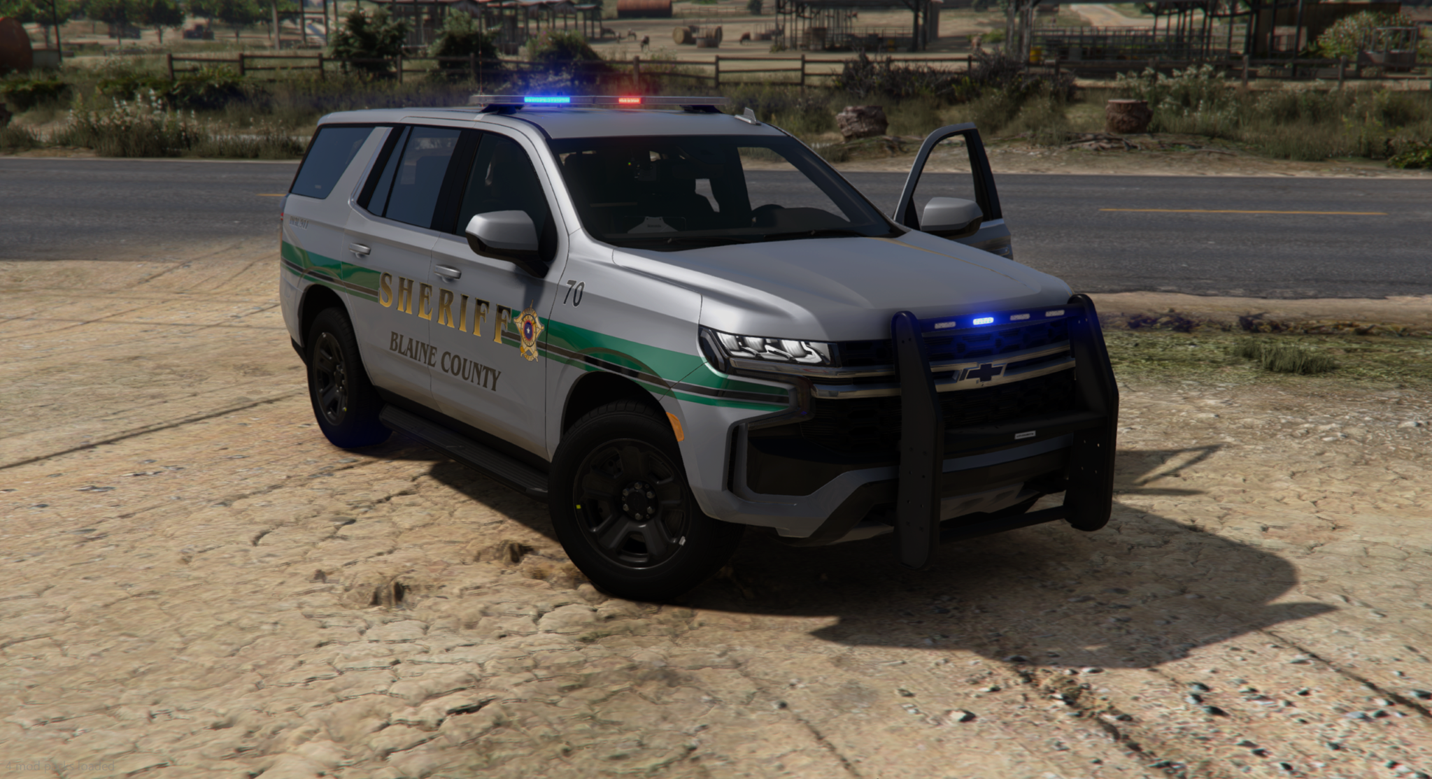 Screenshot of Blaine County Sheriff 2021 Tahoe
