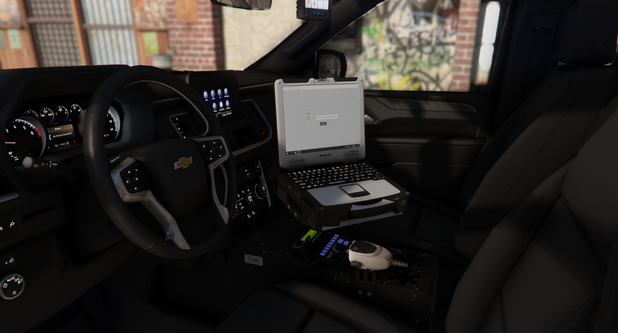 Screenshot of Blaine County Sheriff 2021 Tahoe