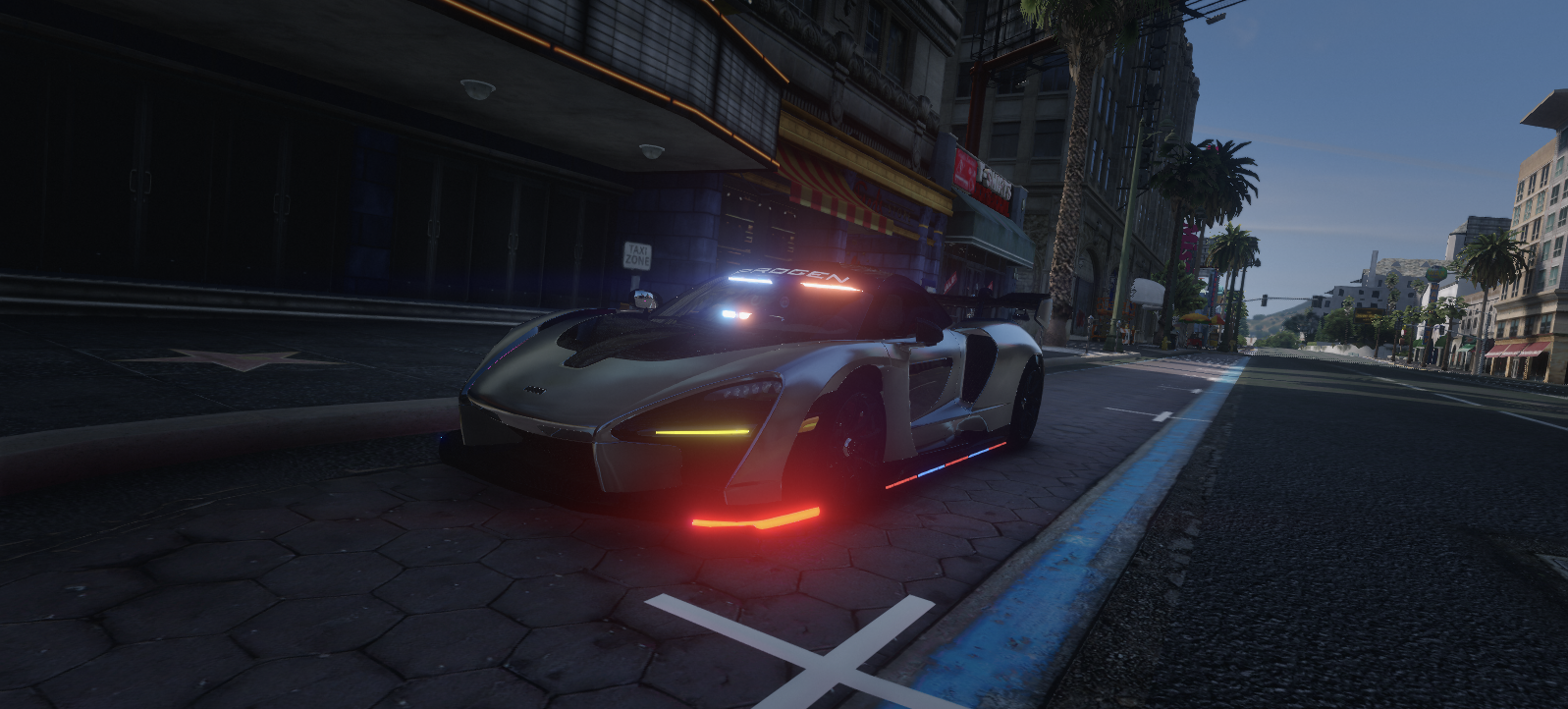 Screenshot of 2019 LEO McLaren Senna | Lore Friendly | FiveM Ready | HQ Model