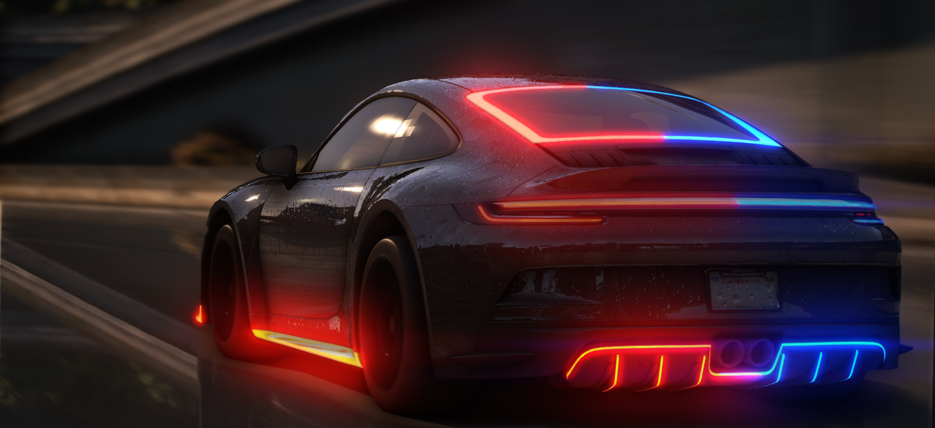 Screenshot of 2021 LEO Porsche GT3 | Lore Friendly | FiveM Ready | HQ Model