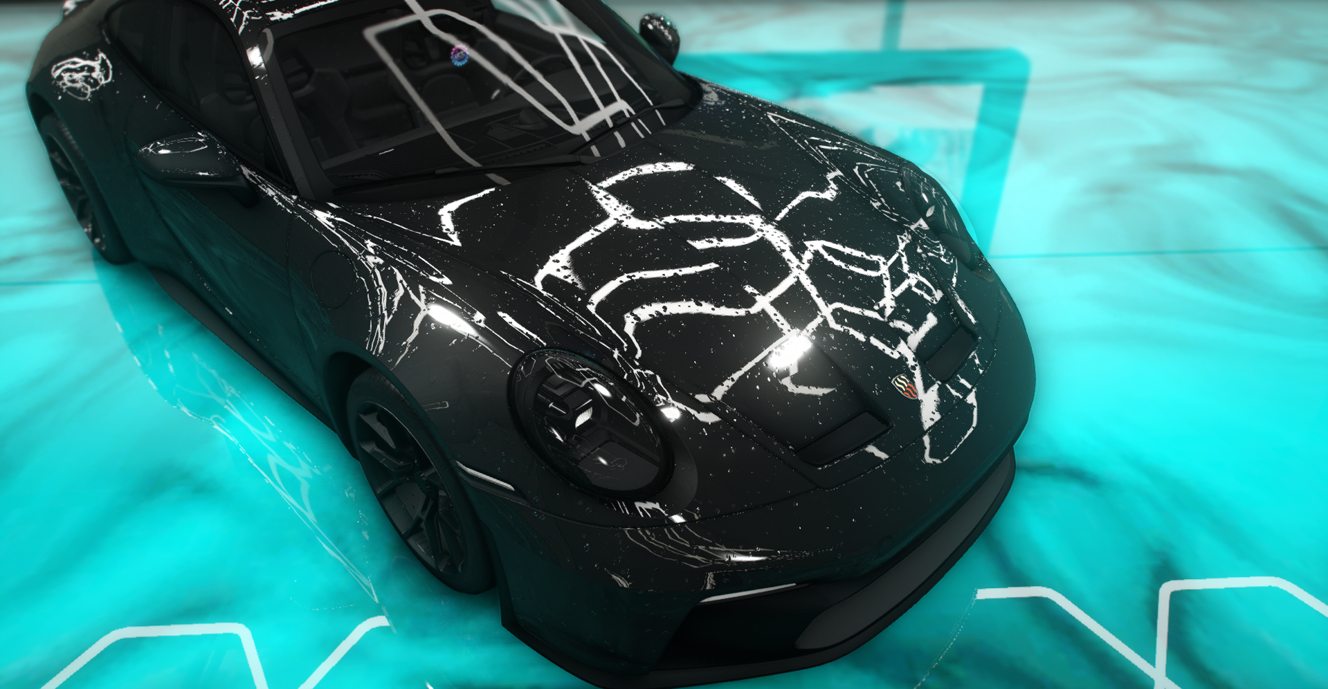 Screenshot of 2021 LEO Porsche GT3 | Lore Friendly | FiveM Ready | HQ Model
