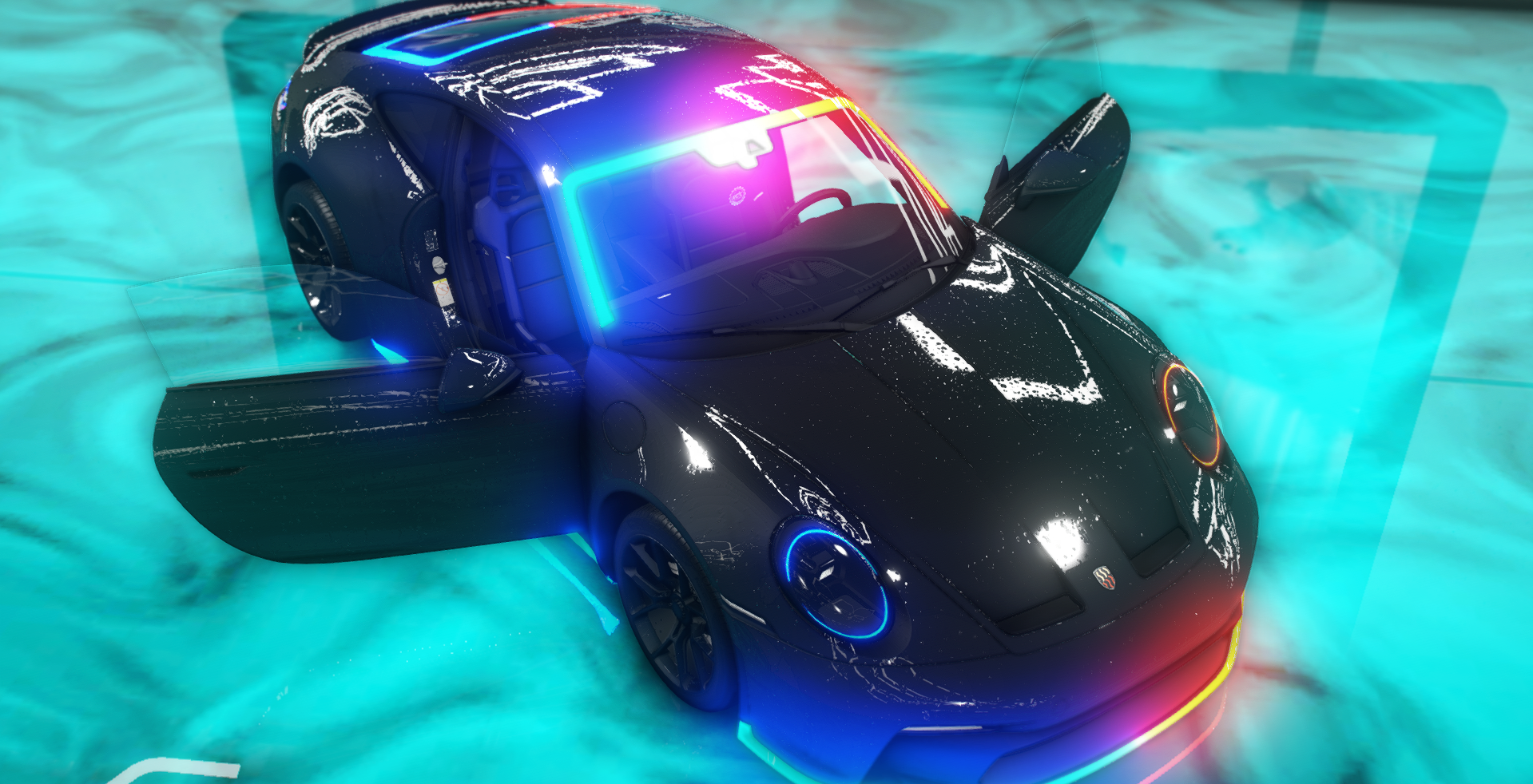 Screenshot of 2021 LEO Porsche GT3 | Lore Friendly | FiveM Ready | HQ Model