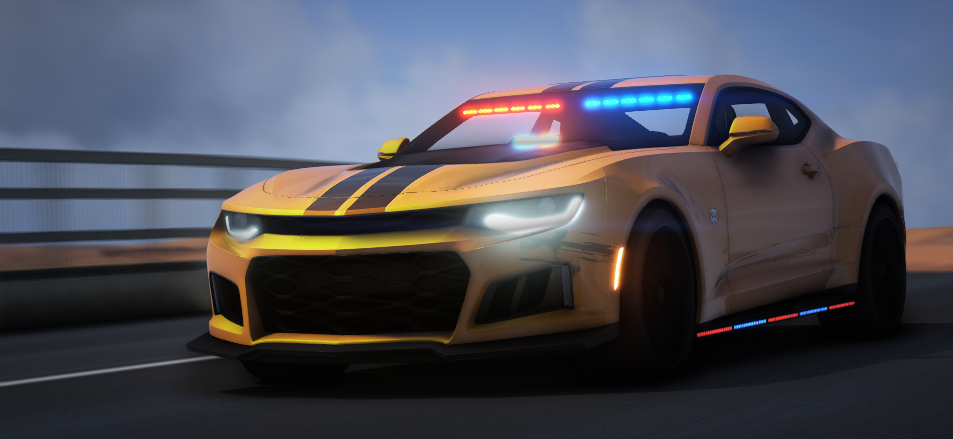 Screenshot of 2021 Chevy Camaro ZL1 | Transformers Bumblebee Based | FiveM | HQ Model
