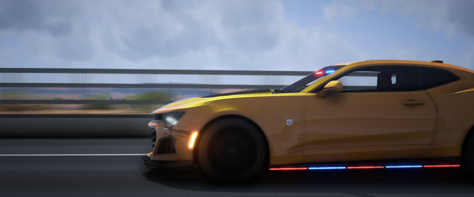 Screenshot of 2021 Chevy Camaro ZL1 | Transformers Bumblebee Based | FiveM | HQ Model