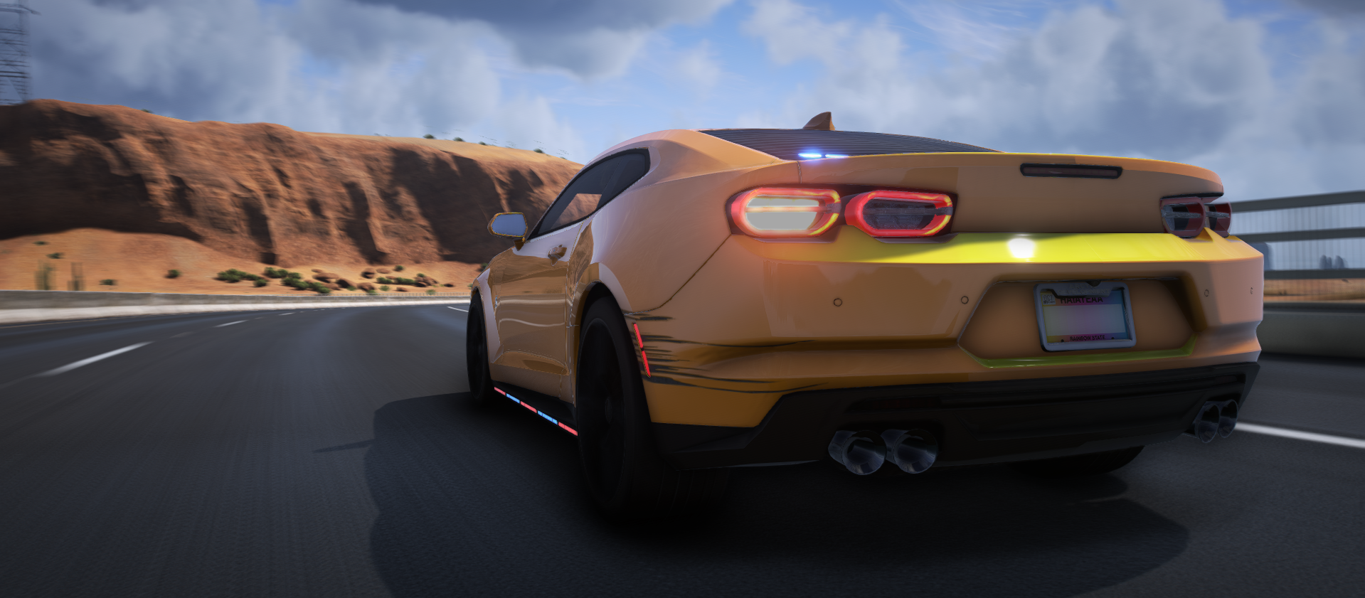 Screenshot of 2021 Chevy Camaro ZL1 | Transformers Bumblebee Based | FiveM | HQ Model