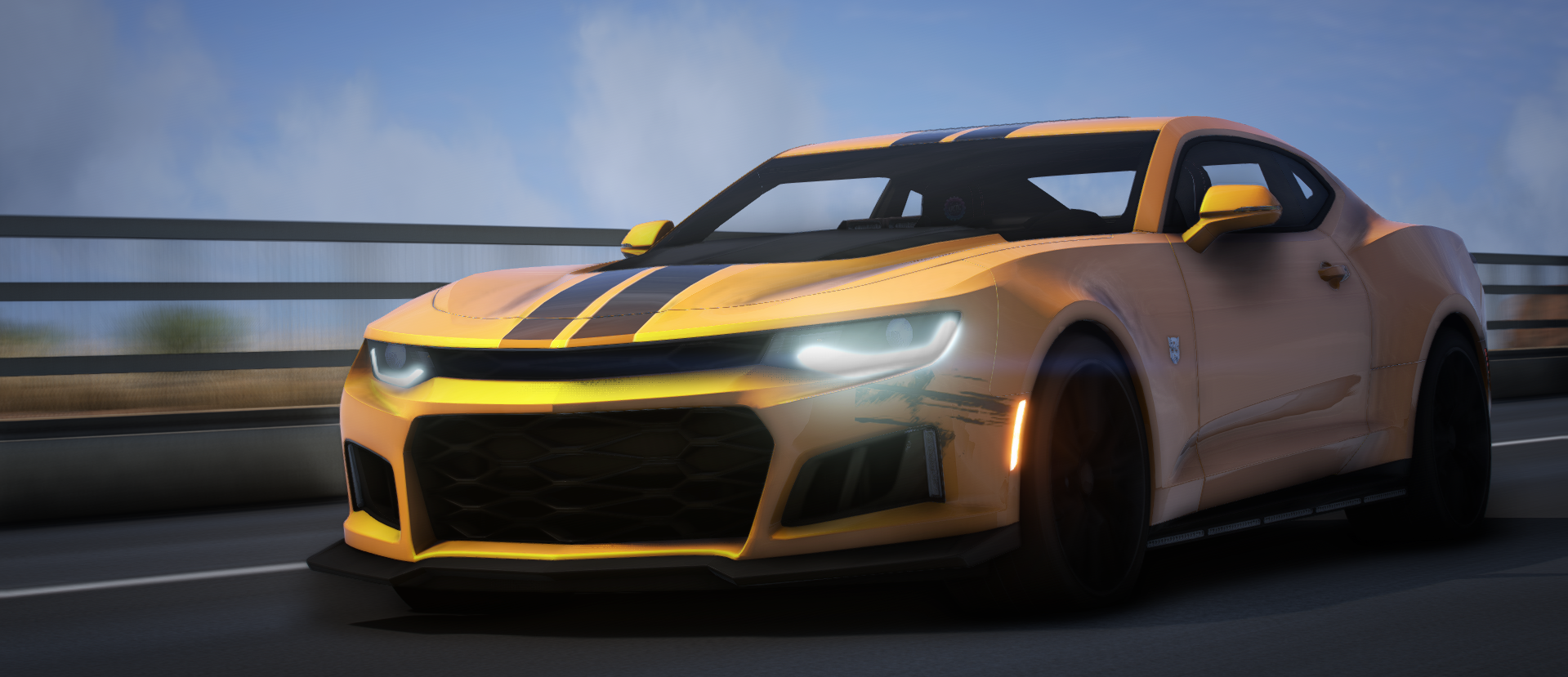 Screenshot of 2021 Chevy Camaro ZL1 | Transformers Bumblebee Based | FiveM | HQ Model