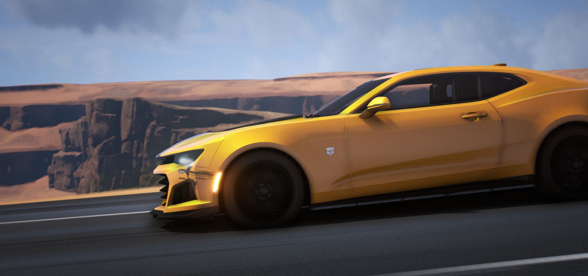 Screenshot of 2021 Chevy Camaro ZL1 | Transformers Bumblebee Based | FiveM | HQ Model