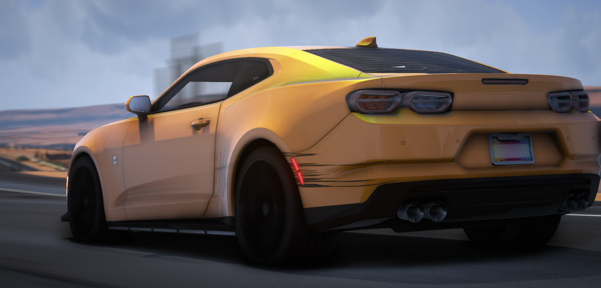 Screenshot of 2021 Chevy Camaro ZL1 | Transformers Bumblebee Based | FiveM | HQ Model