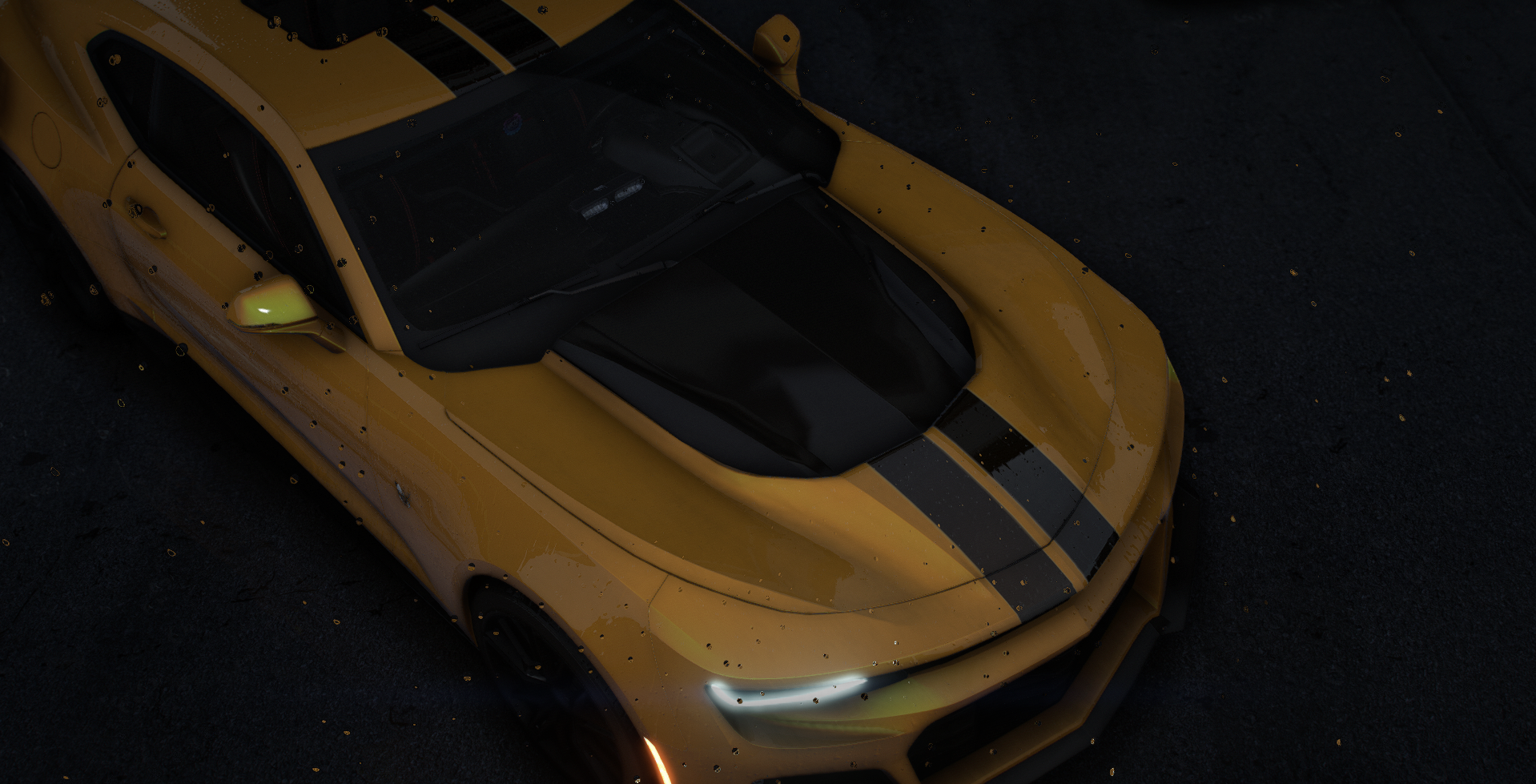 Screenshot of 2021 Chevy Camaro ZL1 | Transformers Bumblebee Based | FiveM | HQ Model