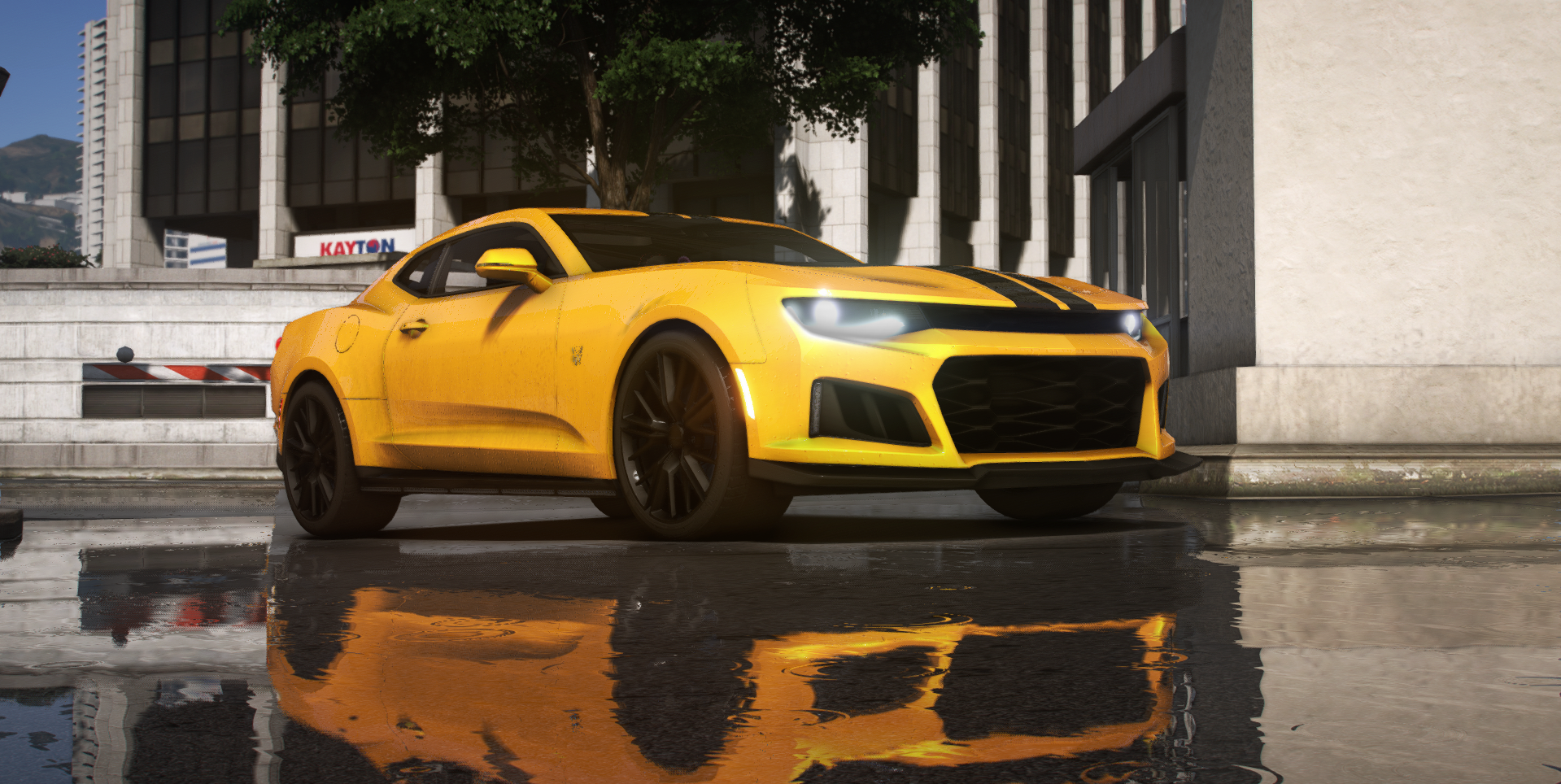 Screenshot of 2021 Chevy Camaro ZL1 | Transformers Bumblebee Based | FiveM | HQ Model